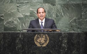 President of Egypt Addresses Summit on Sustainable Development