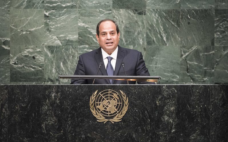 President of Egypt Addresses Summit on Sustainable Development