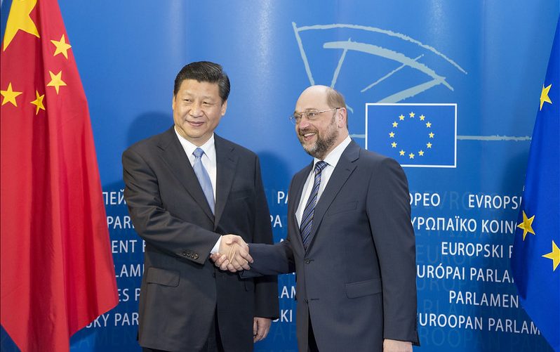Xi Jinping at the EP, 2014