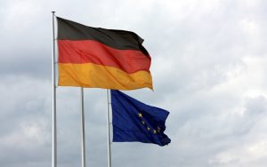 German and EU Flag