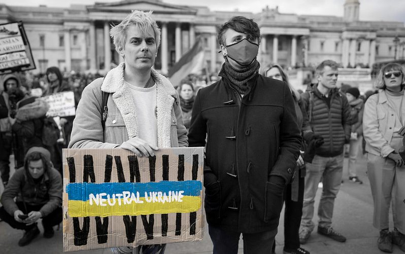 Neutral Ukraine - Anti War Protest, London