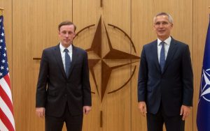 NATO Secretary-General Jens Stoltenberg meets Jake Sullivan, US National Security Advisor