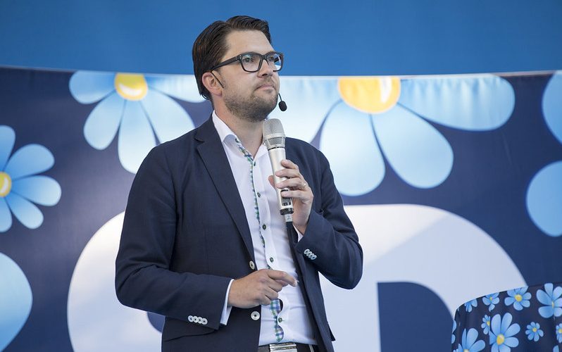 Jimmie Åkesson, leader of the Sweden Democrats